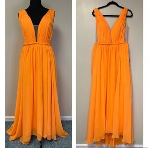 Beautiful Melon Special Occasion Dress